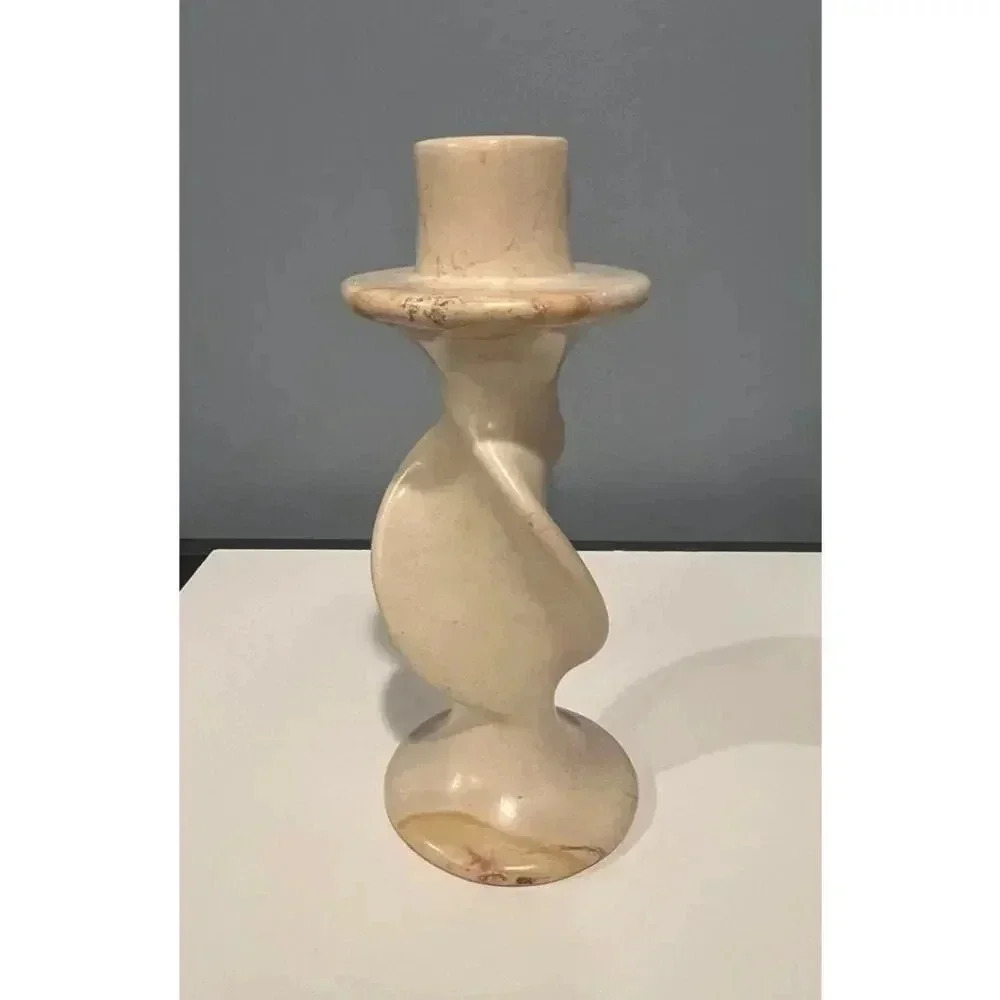 Marble Swirl Taper Candleholder - Picture 2 of 7
